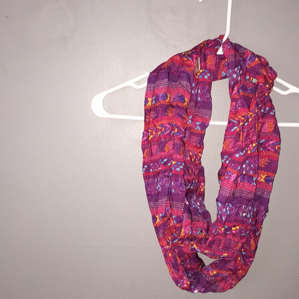 Chic Aztec design infinity scarf.
